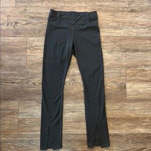 Athleta Aura Split Pant Women's Size Medium in Black Olive